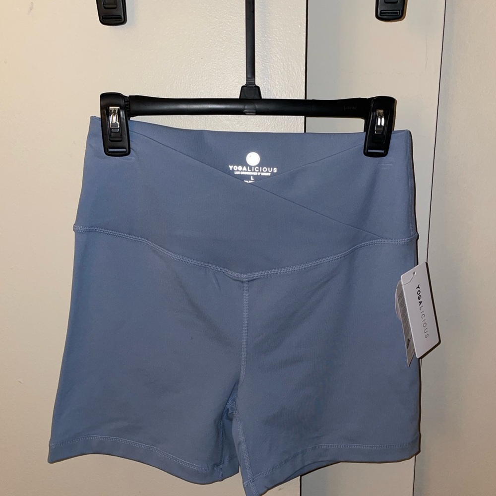 Yogalicious Biker Shorts in Blue